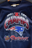 Vintage 1996 NFL New England Patriots AFC Champs Tee (XXL) - Retrospective Store