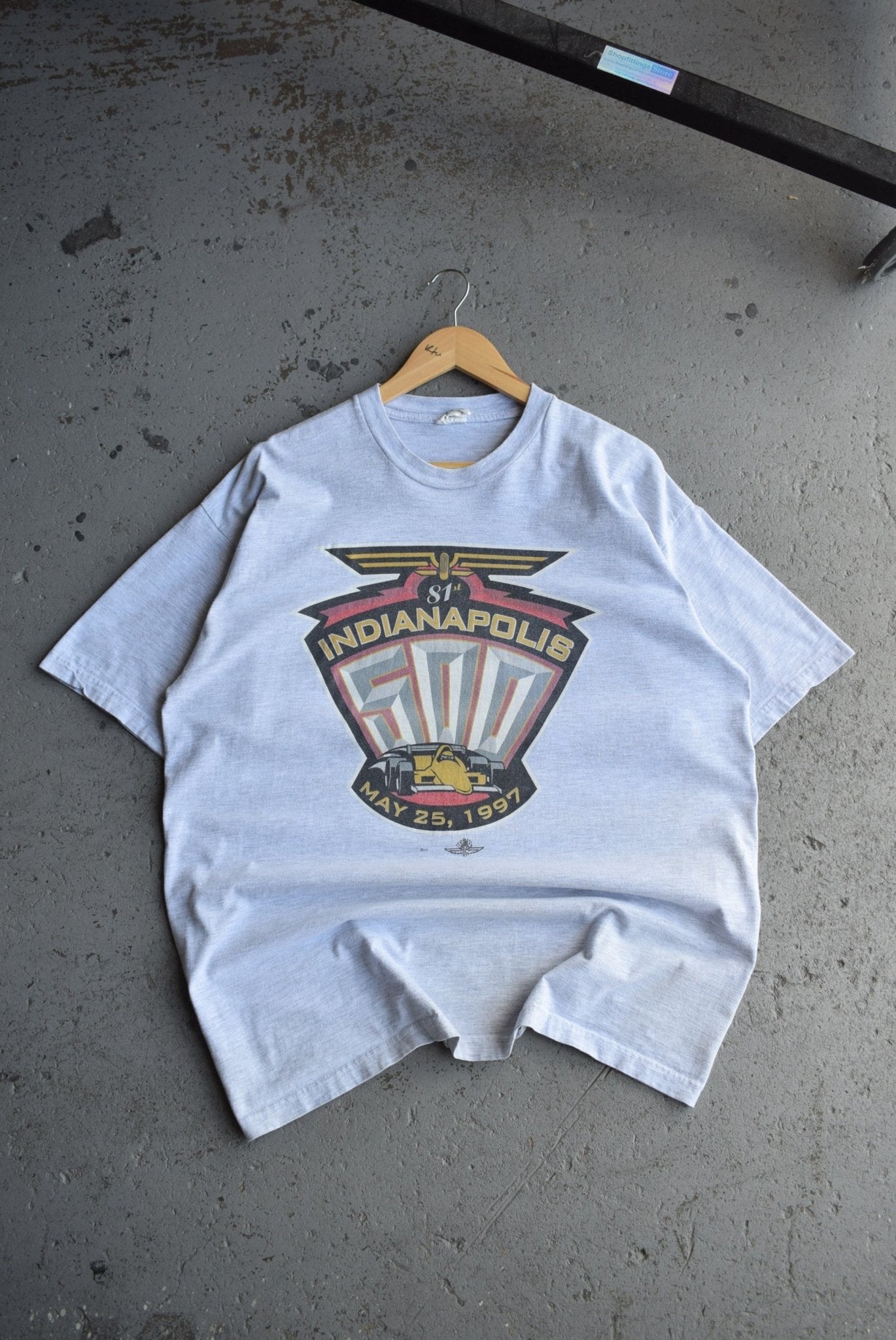 Vintage 1997 Indianapolis 500 Racing Tee (XL) - Retrospective Store