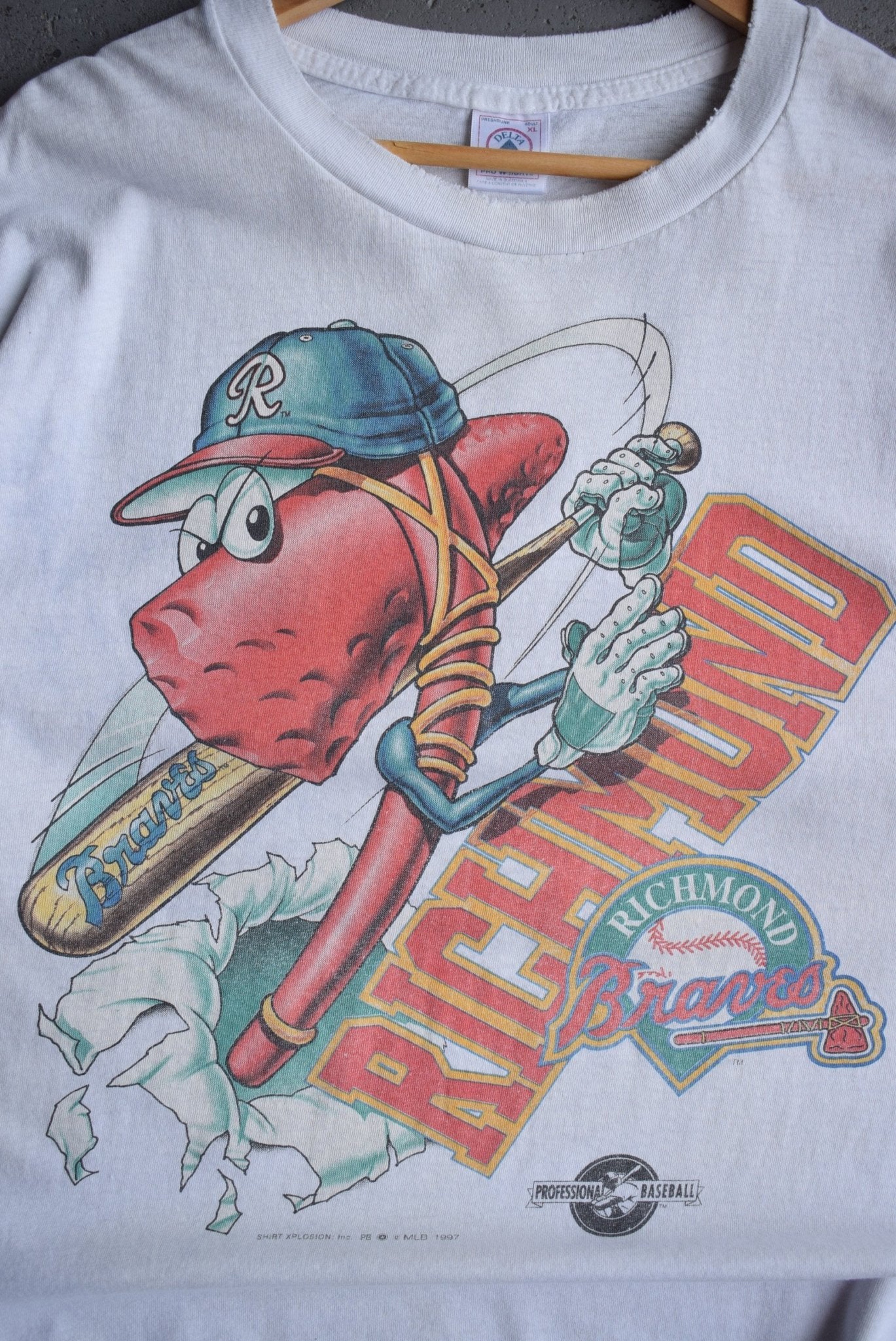 Vintage 1997 MLB Richmond Braves Tee (XL) - Retrospective Store