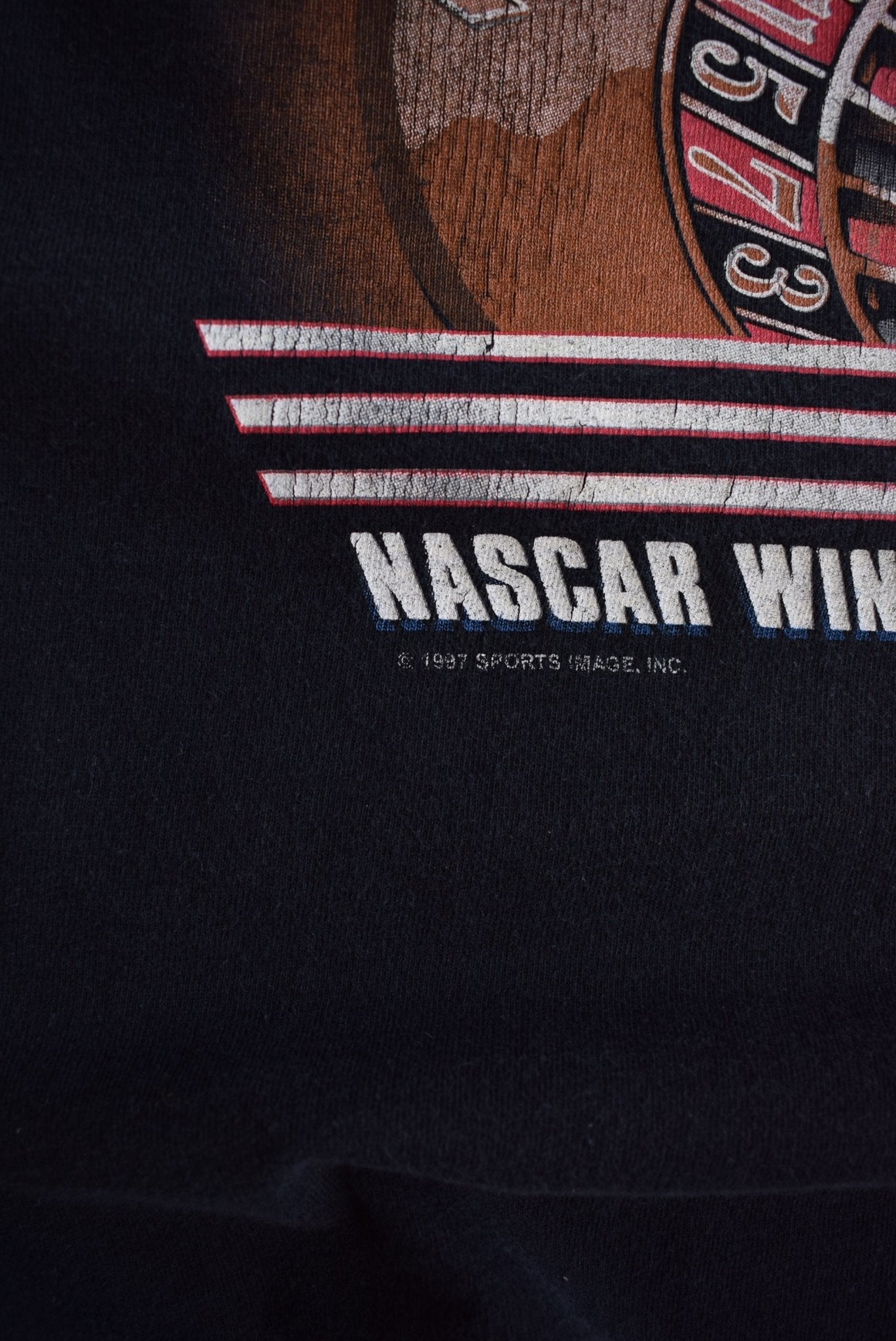 Vintage 1997 NASCAR Dale Earnhardt 'Bet On Black' Tee (XL) - Retrospective Store
