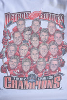 Vintage 1997 Pro - player x NHL Detroit Red Wings Champions Tee (L) - Retrospective Store