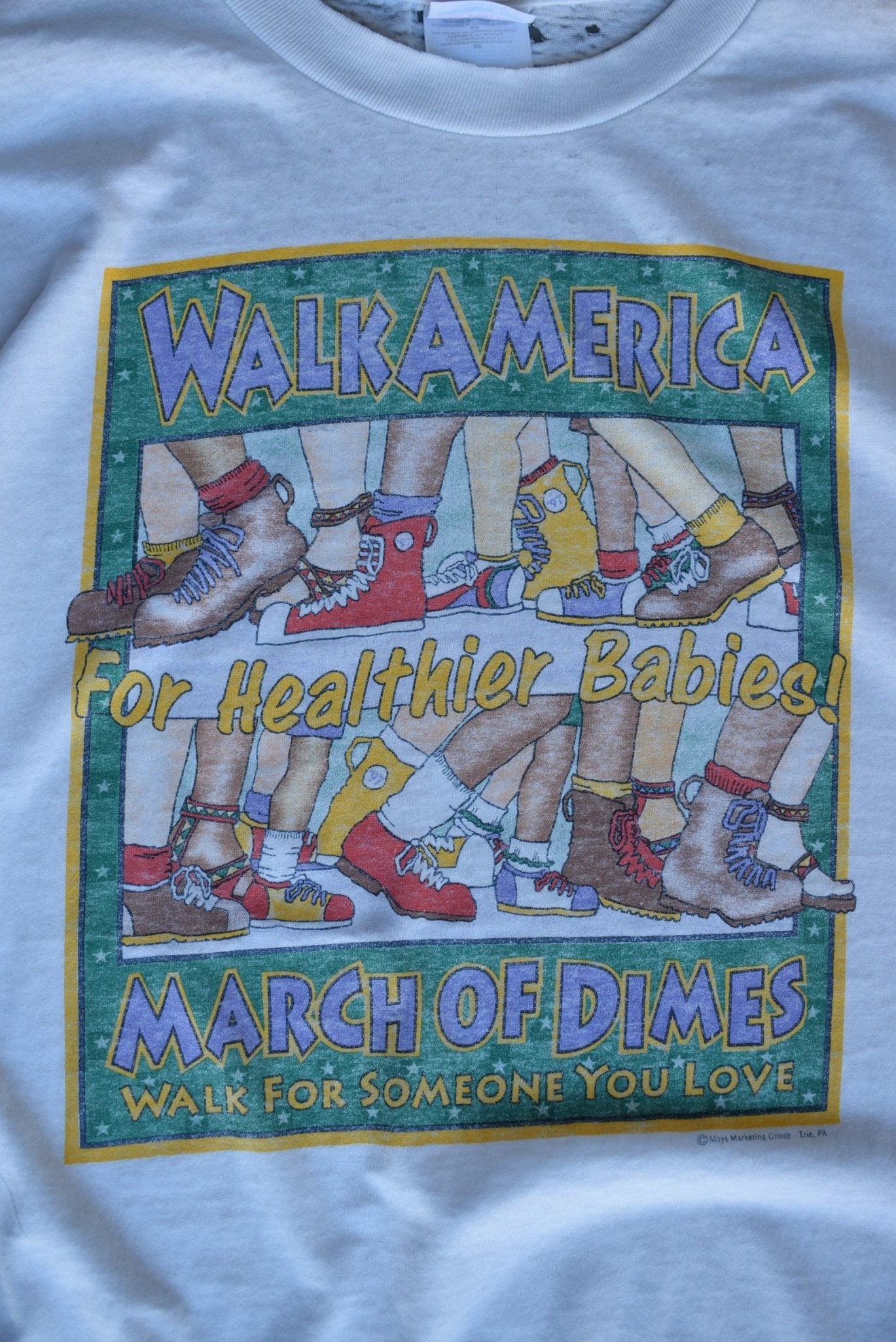 Vintage 1997 'Walk America For Healthier Babies' Tee (XL) - Retrospective Store