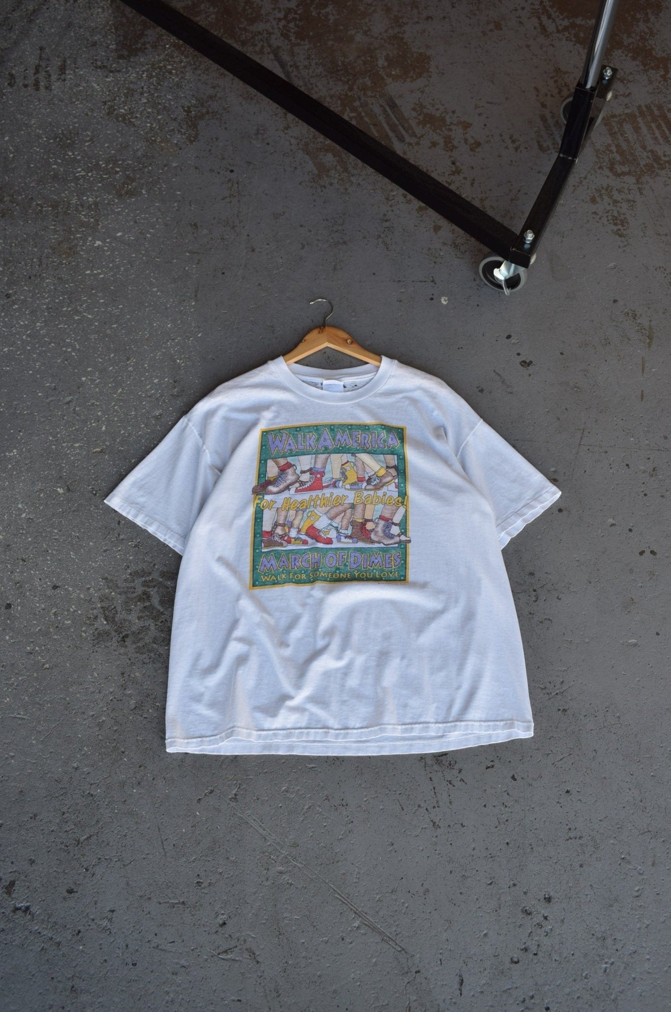 Vintage 1997 'Walk America For Healthier Babies' Tee (XL) - Retrospective Store