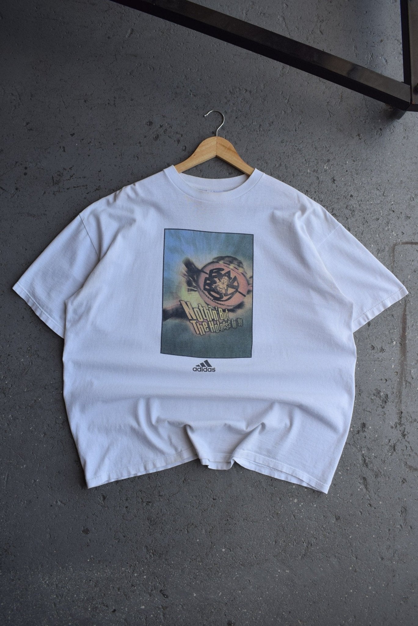 Vintage 1998 Adidas x Bad Boy Entertainment Basketball Tee (XL) - Retrospective Store