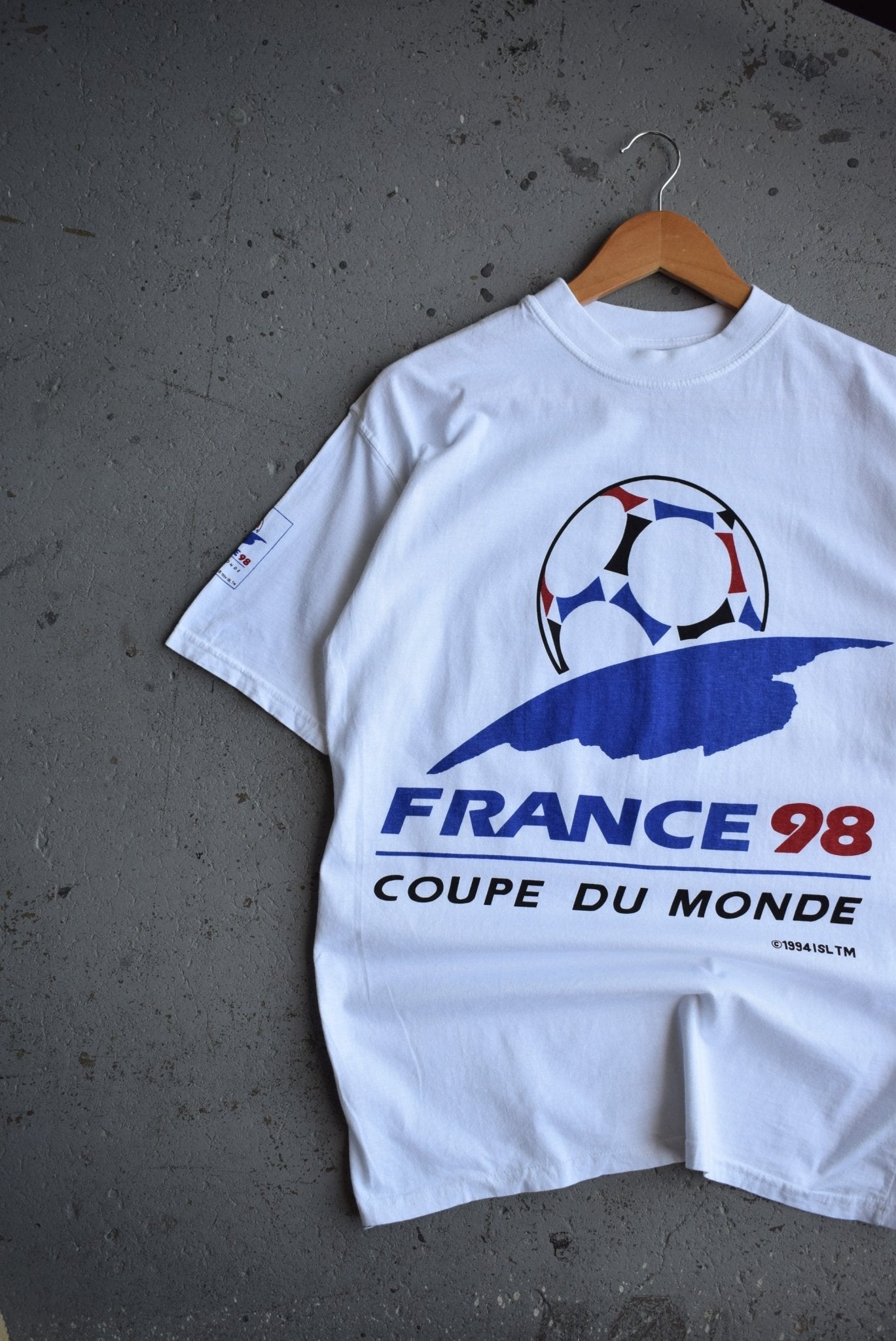 Vintage 1998 France FIFA World Cup Tee (M) - Retrospective Store