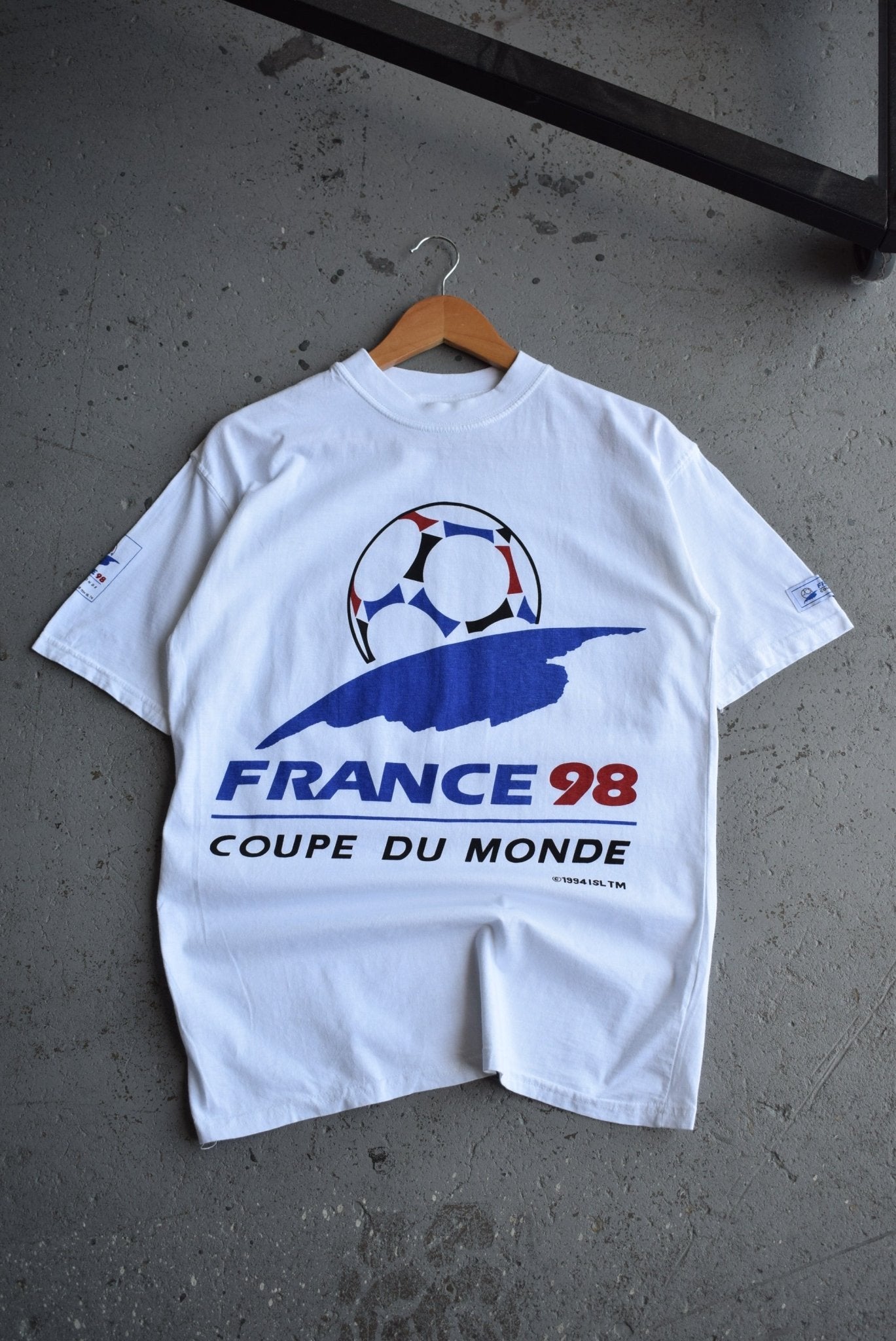 Vintage 1998 France FIFA World Cup Tee (M) - Retrospective Store