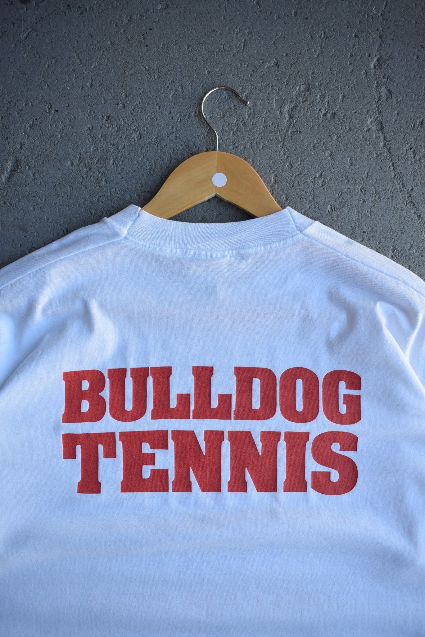 Vintage 1998 Fresno State Bulldogs Tennis Tee (XL) - Retrospective Store