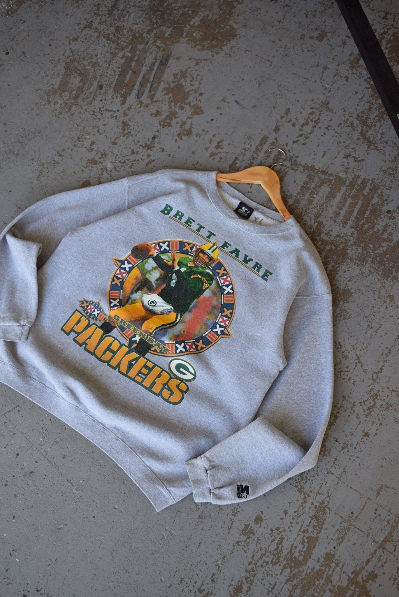 Vintage 1998 Starter x NFL Green Bay Packers Superbowl XXXII Crewneck (L) - Retrospective Store