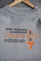 Vintage 1998 University of Tennessee National Champions Embroidered Crewneck (XXL) - Retrospective Store