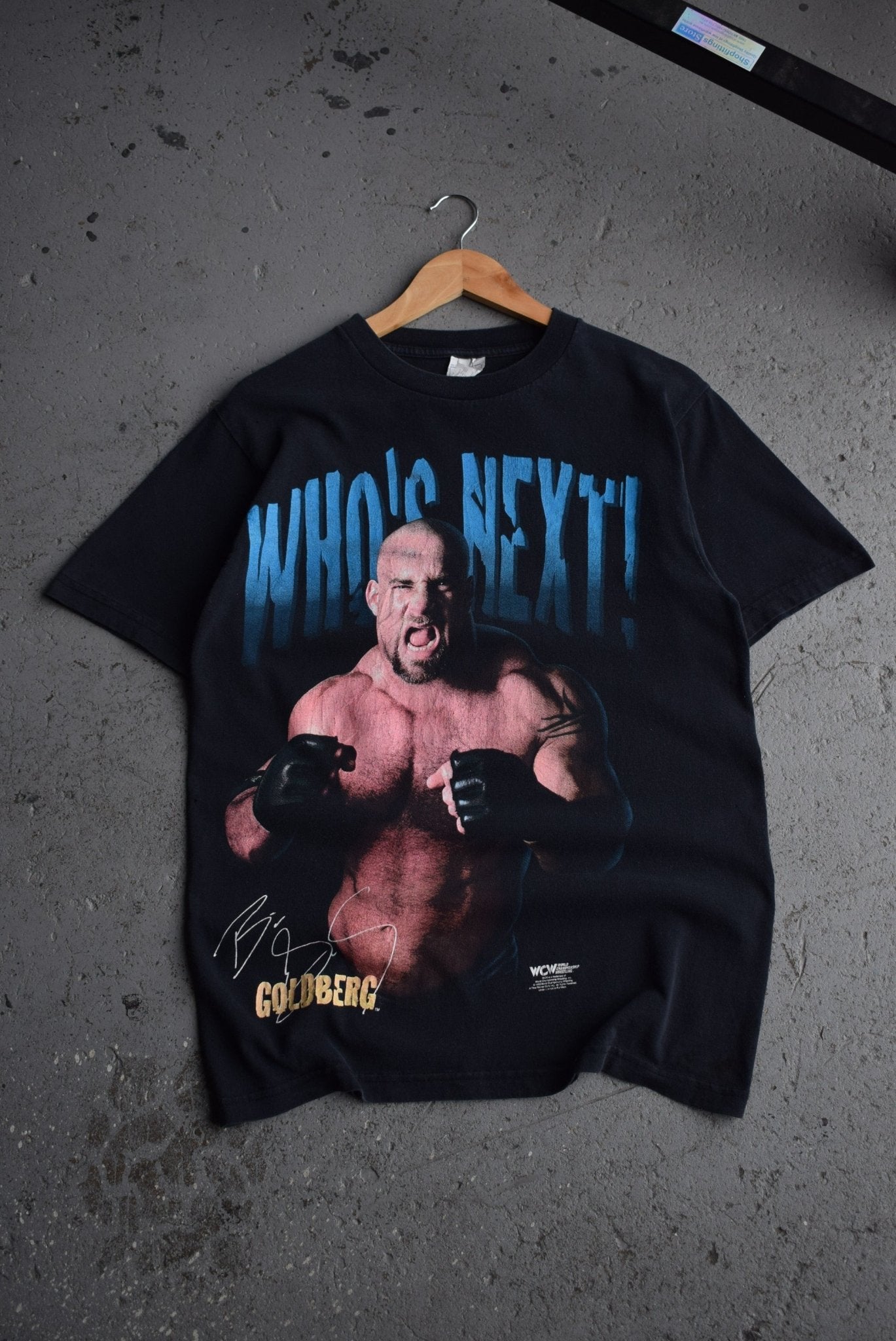 Vintage 1998 WCW Bill Goldberg Tee (M) - Retrospective Store