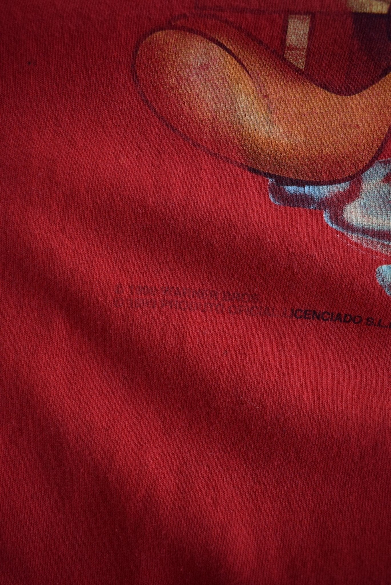 Vintage 1999 Looney Tunes x SL Benfica Soccer Tee (XL) - Retrospective Store