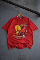 Vintage 1999 Looney Tunes x SL Benfica Soccer Tee (XL) - Retrospective Store
