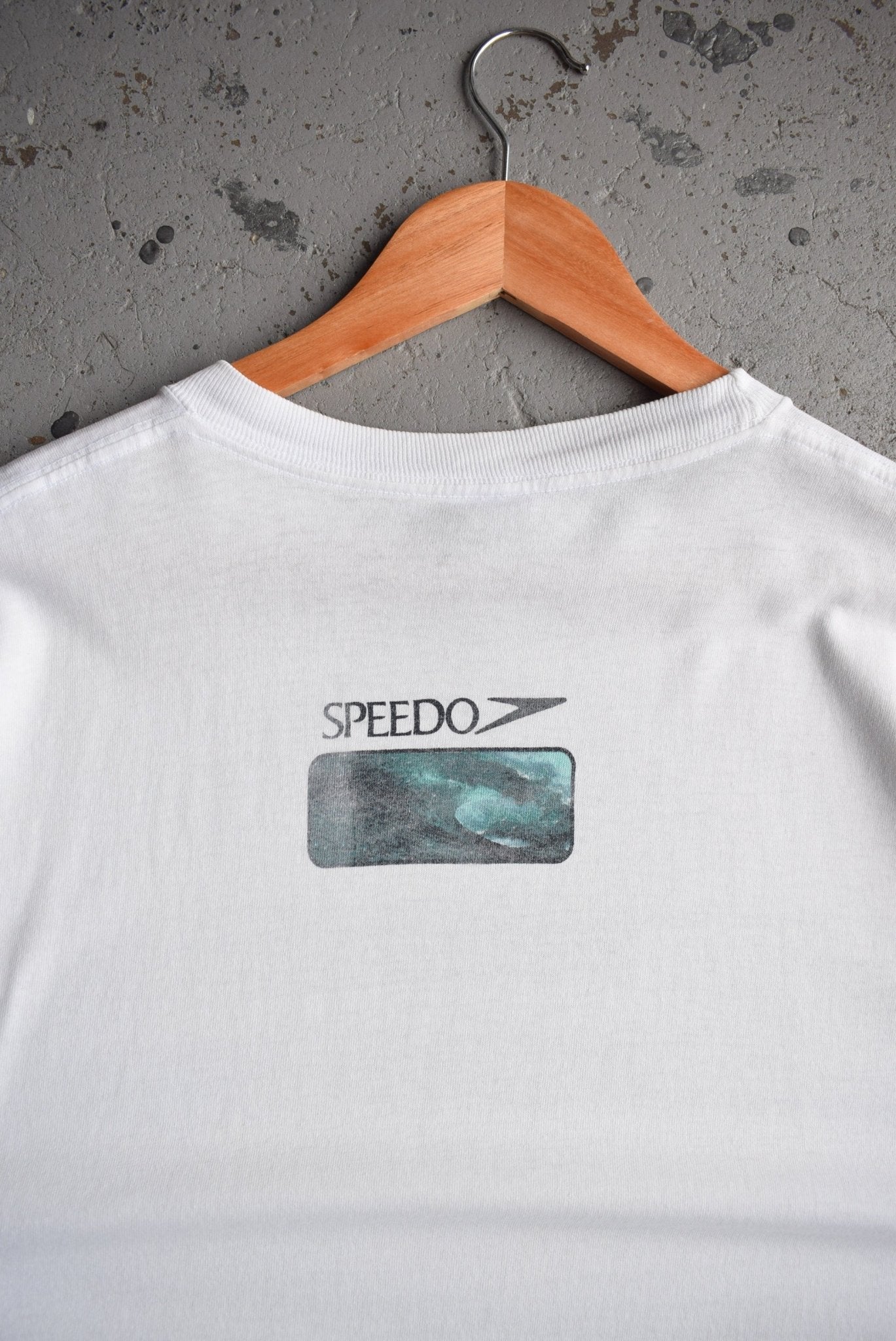 Vintage 1999 Speedo Spellout Tee (XXL Tall) - Retrospective Store