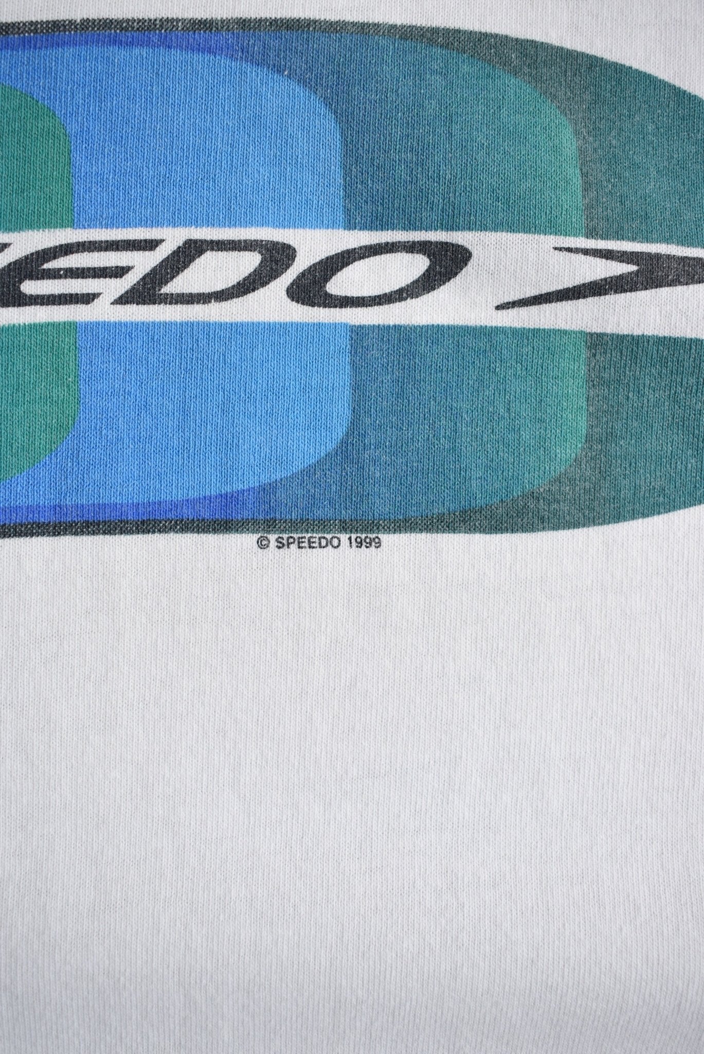 Vintage 1999 Speedo Spellout Tee (XXL Tall) - Retrospective Store