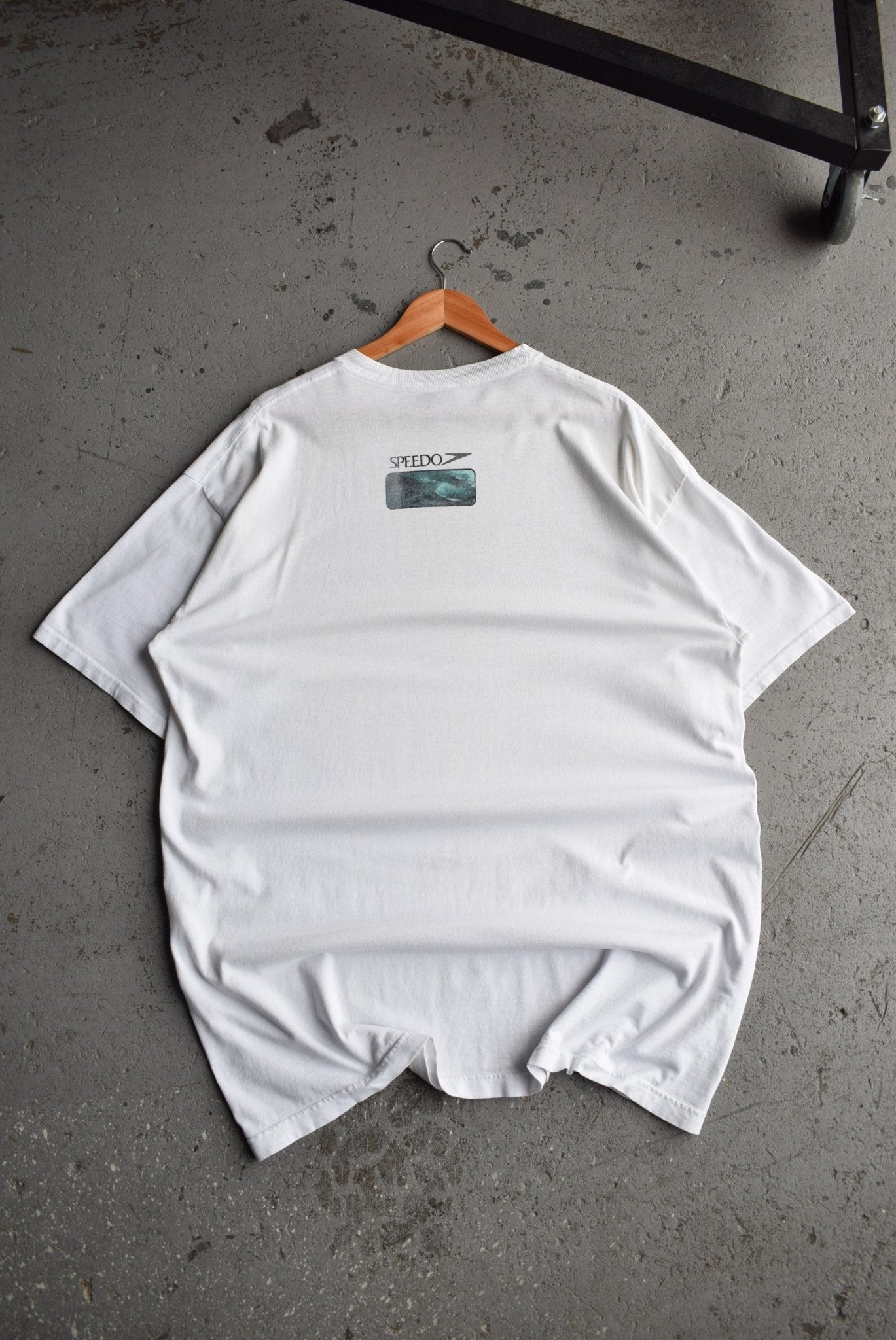 Vintage 1999 Speedo Spellout Tee (XXL Tall) - Retrospective Store