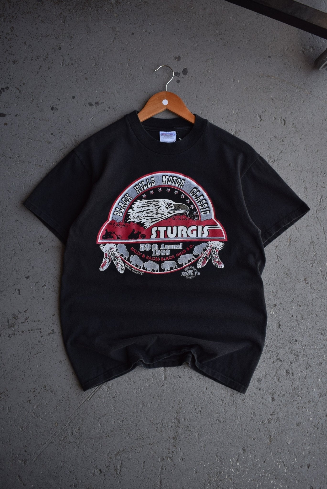 Vintage 1999 Sturgis Black Hills Rally Tee (S/M) - Retrospective Store