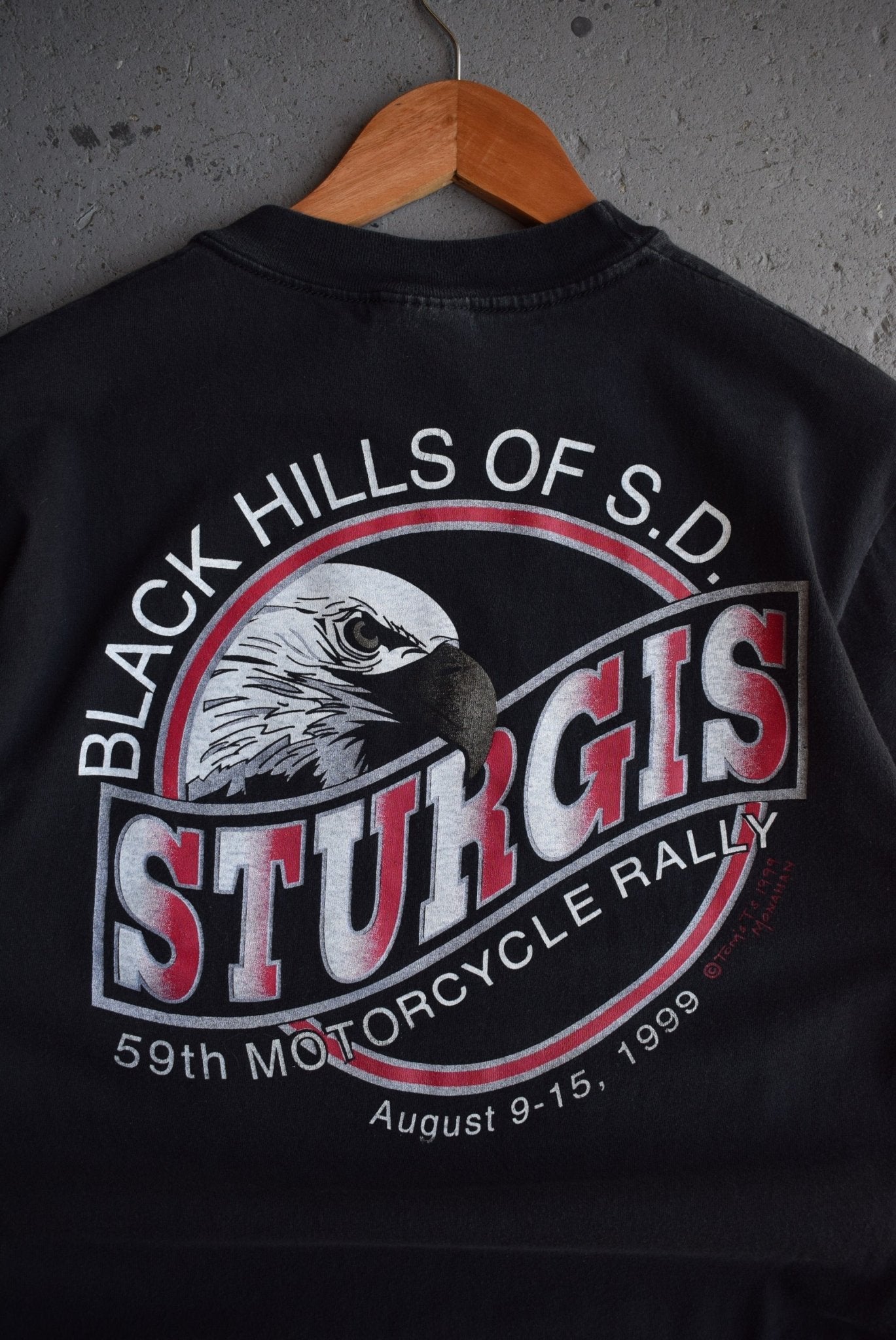 Vintage 1999 Sturgis Black Hills Rally Tee (S/M) - Retrospective Store