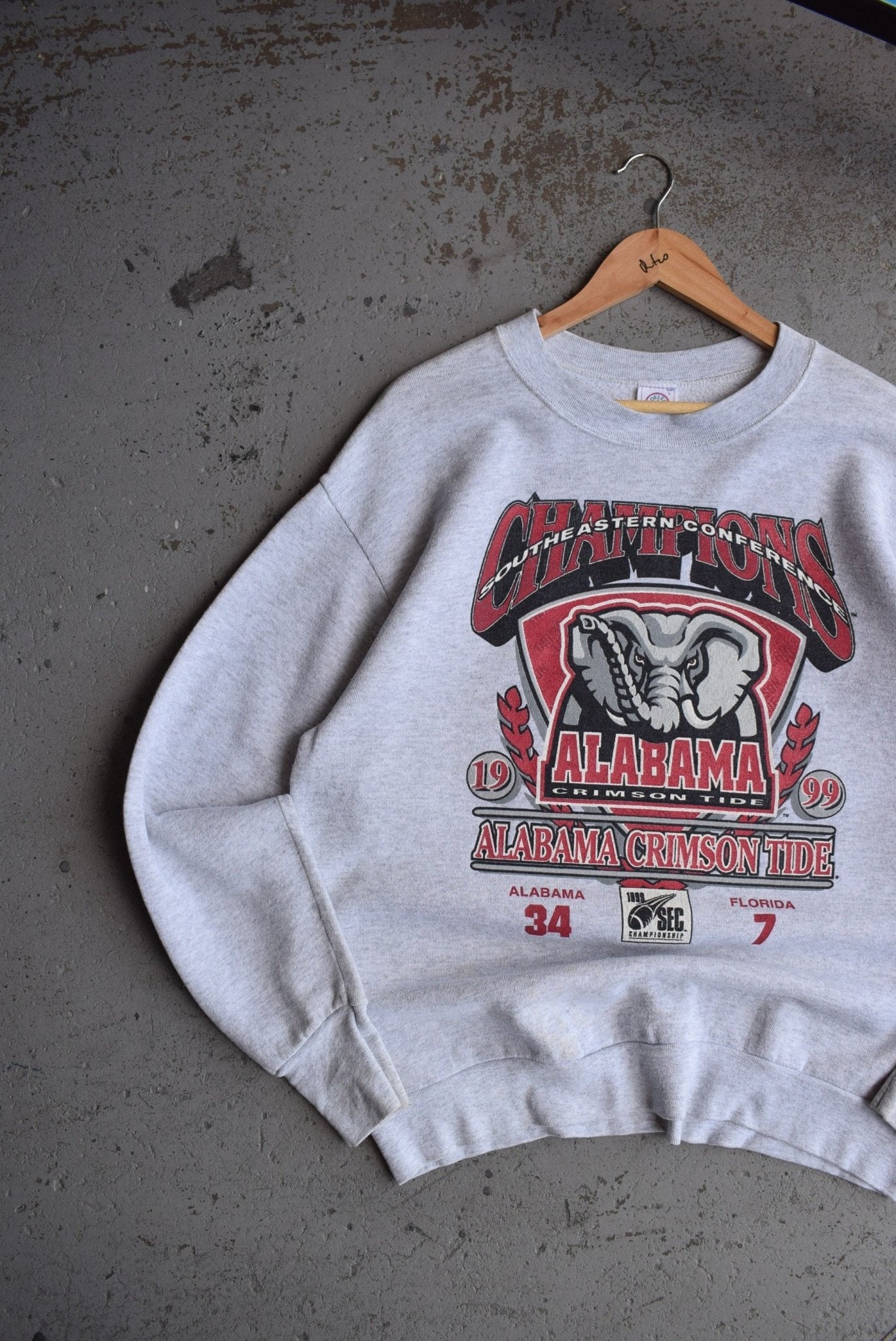 Vintage 1999 University of Alabama Football Champions Crewneck (L) - Retrospective Store