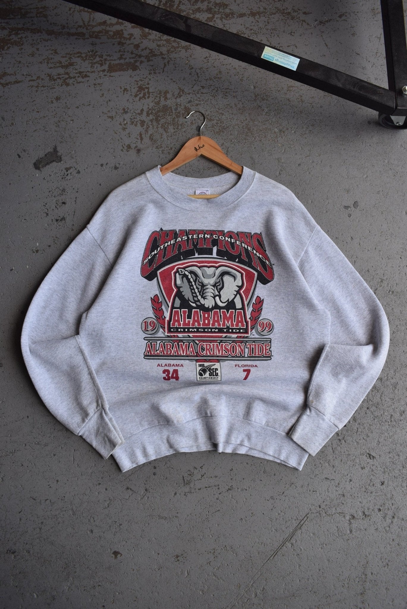 Vintage 1999 University of Alabama Football Champions Crewneck (L) - Retrospective Store
