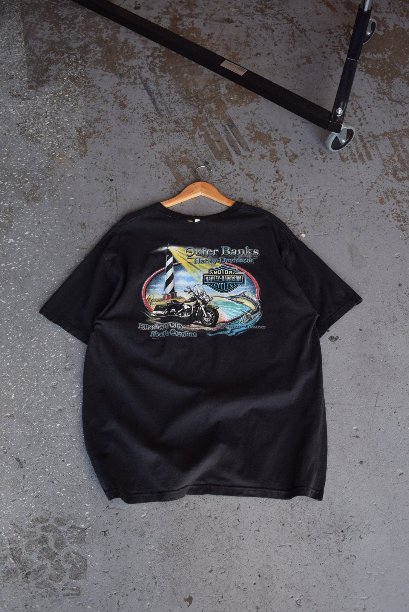 Vintage 2000 Harley Davidson 'Outer Banks' Tee (XXL) - Retrospective Store