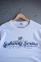 Vintage 2000 MLB Yankees vs Mets Subway Series Tee (XL) - Retrospective Store
