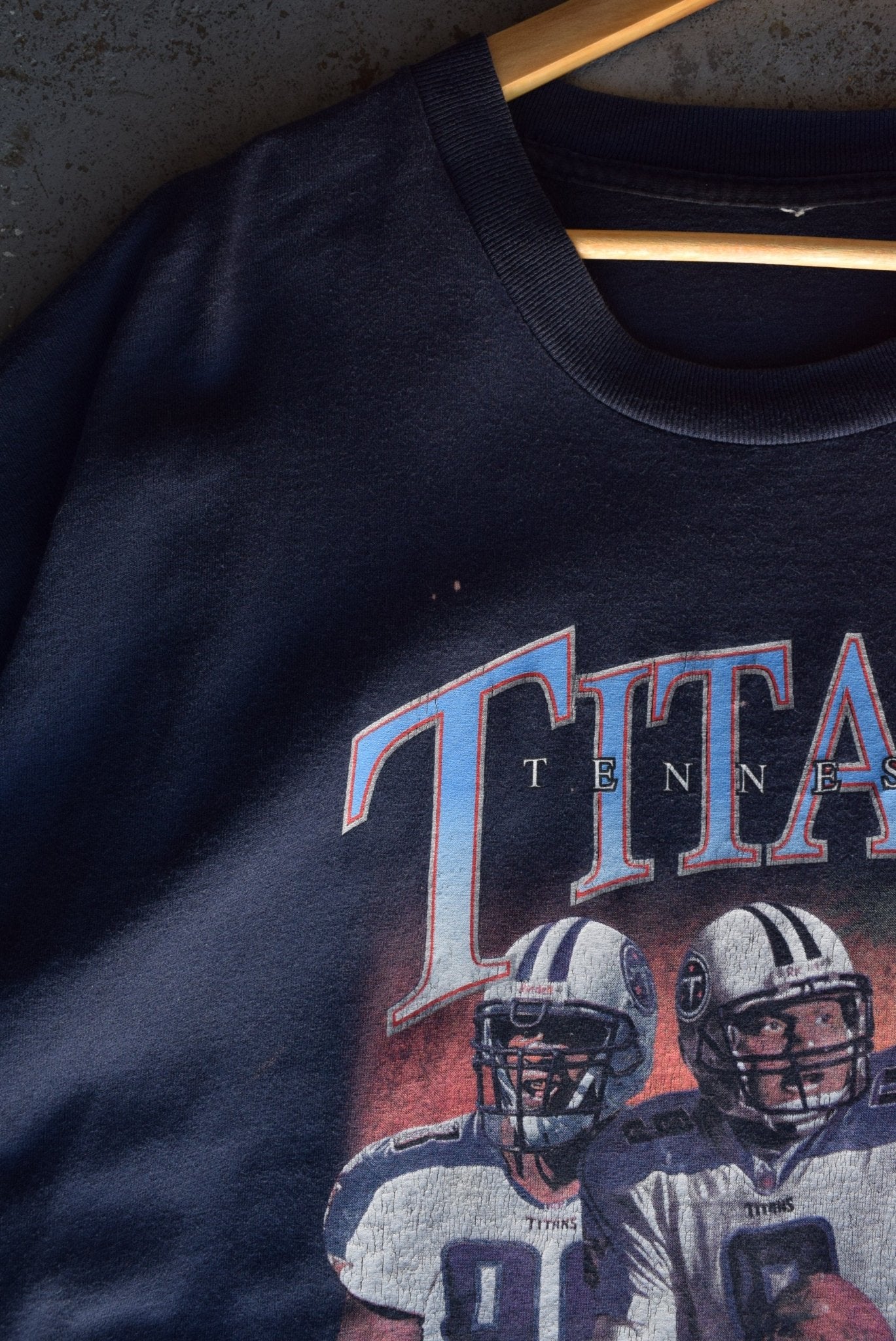 Vintage 2000 NFL Tennessee Titans AFC Champions Tee (XXL) - Retrospective Store