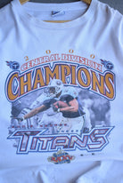 Vintage 2000 NFL Tennessee Titans Long Sleeve Tee (L) - Retrospective Store
