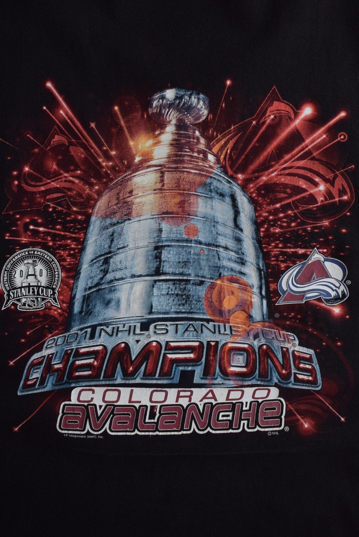 Vintage 2001 NHL Stanley Cup Champions Tee (L) - Retrospective Store