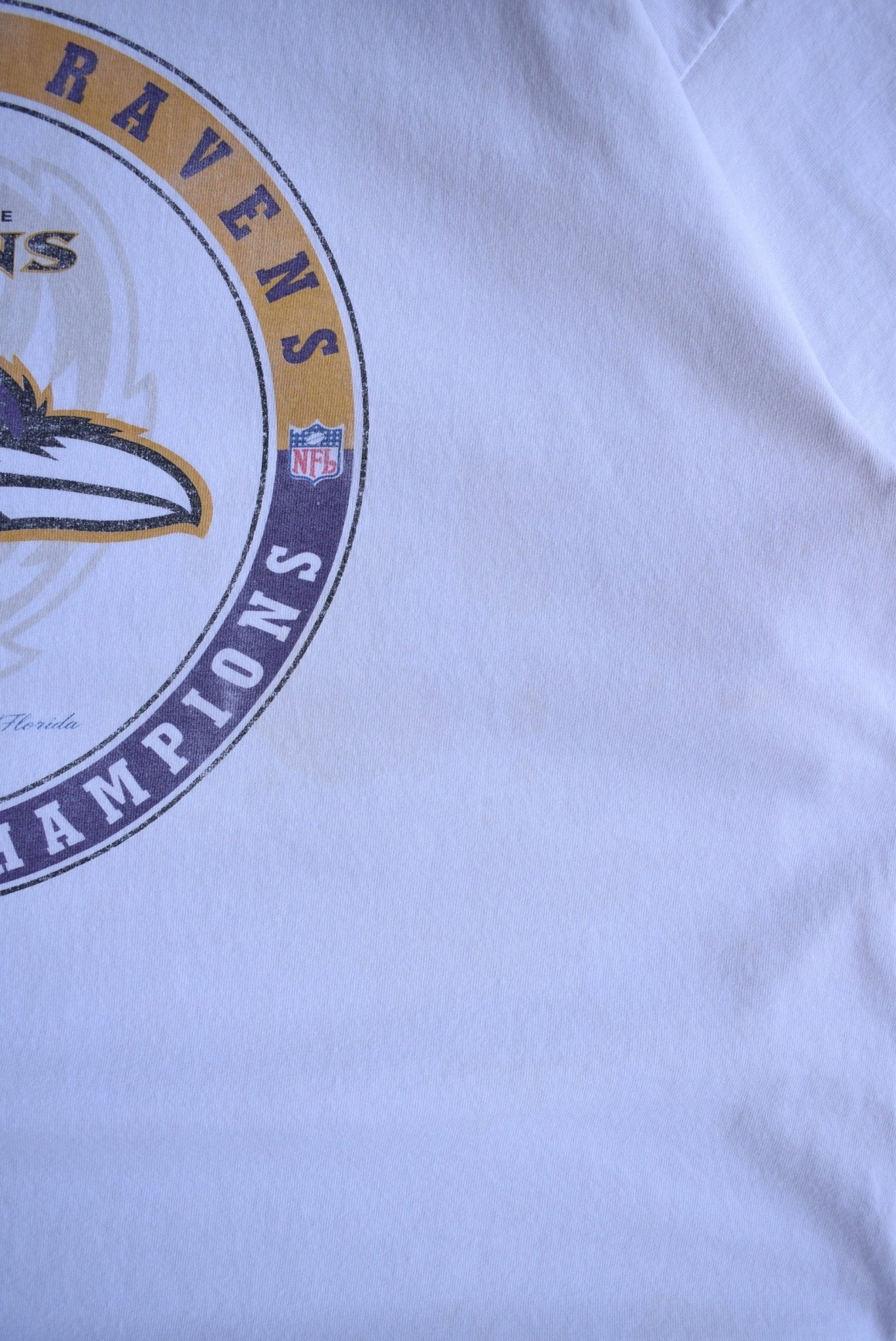 Vintage 2001 Nike x NFL Baltimore Ravens Champions Tee (XL) - Retrospective Store