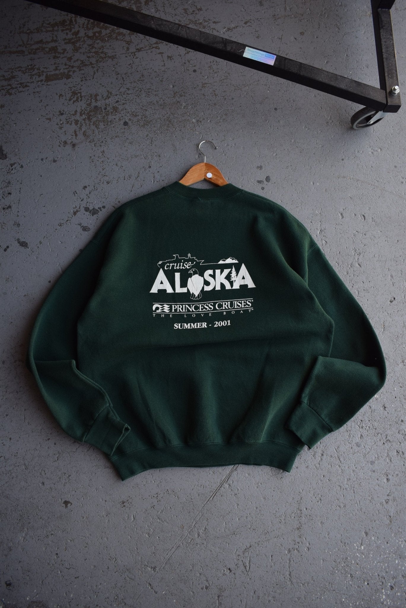 Vintage 2001 Princess Cruises Alaska Graphic Crewneck (XL) - Retrospective Store
