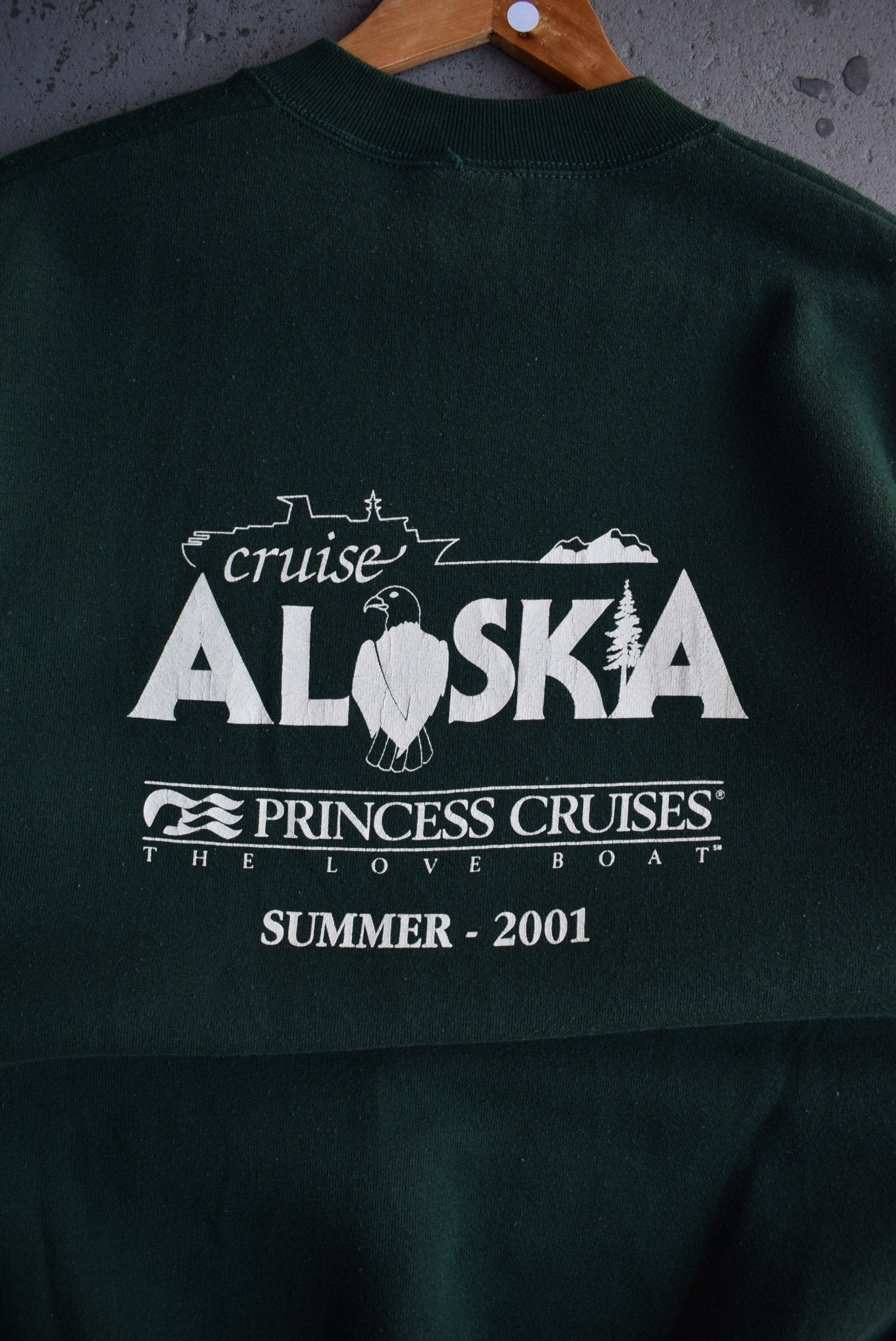 Vintage 2001 Princess Cruises Alaska Graphic Crewneck (XL) - Retrospective Store