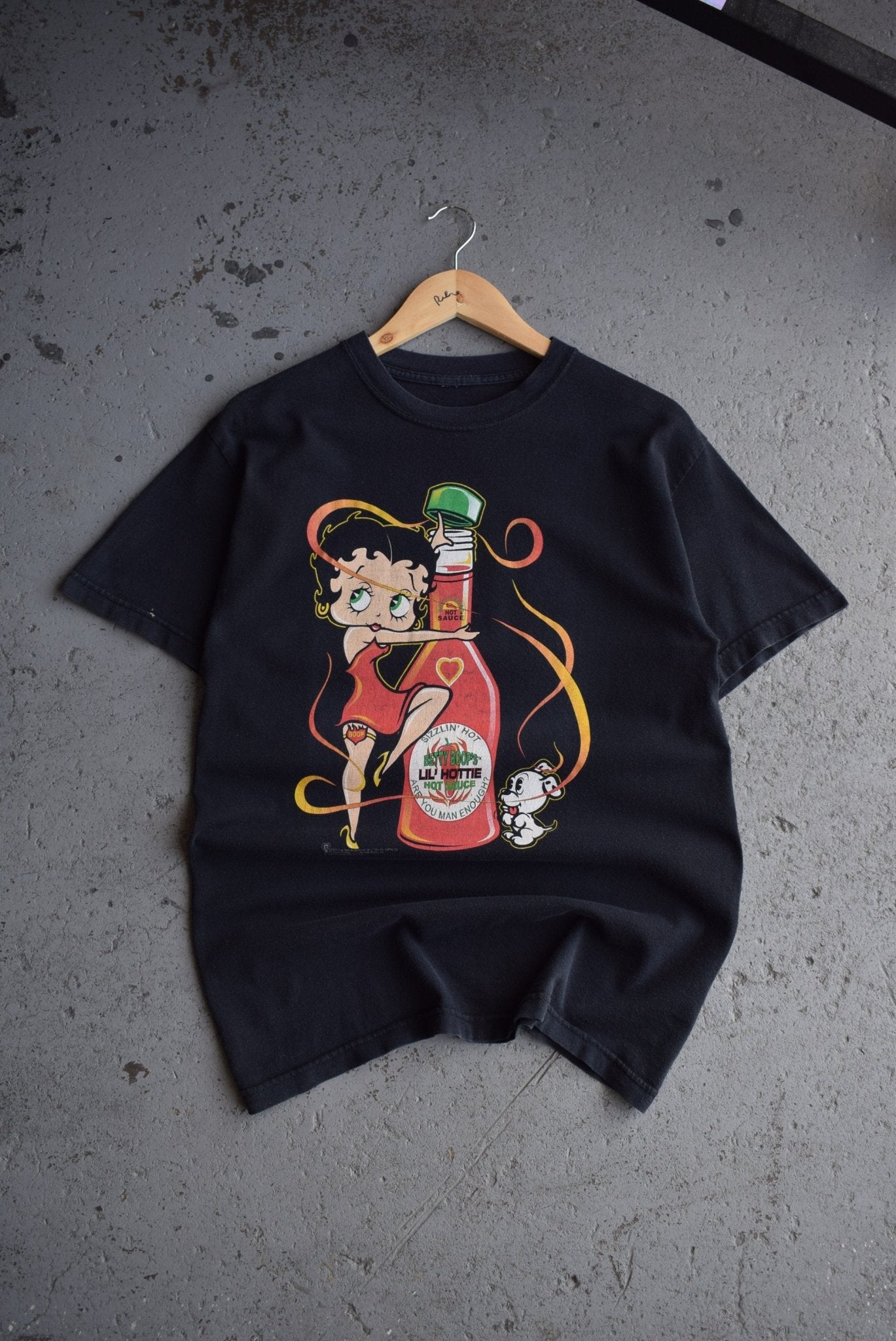 Vintage 2002 Betty Boop Hot Sauce Tee (S/M) - Retrospective Store