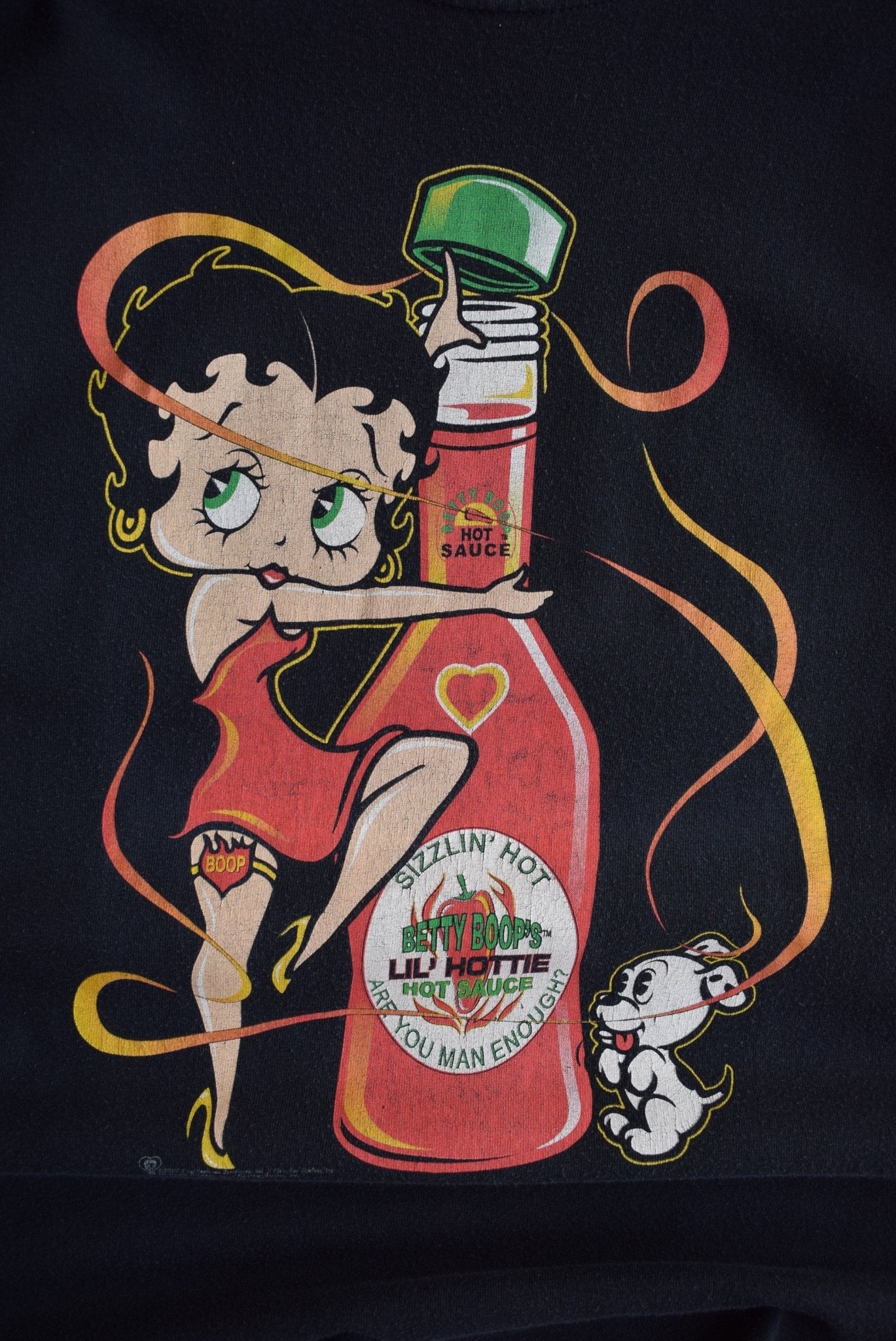 Vintage 2002 Betty Boop Hot Sauce Tee (S/M) - Retrospective Store