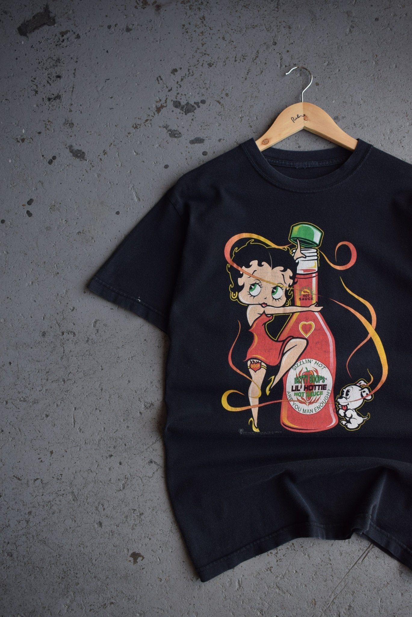 Vintage 2002 Betty Boop Hot Sauce Tee (S/M) - Retrospective Store