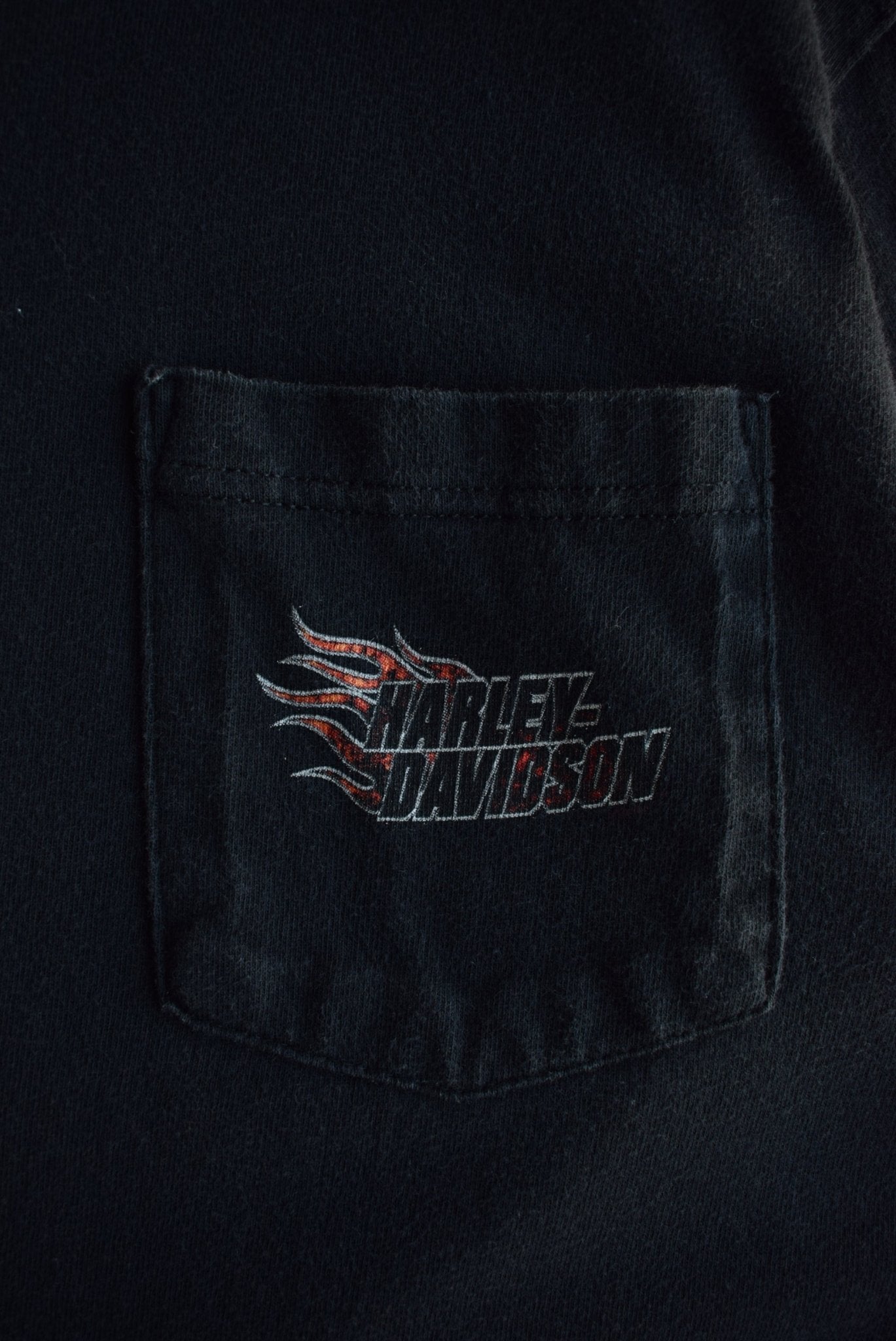 Vintage 2002 Harley Davidson Motorcycles Alaska Long Sleeve Tee (M/L) - Retrospective Store