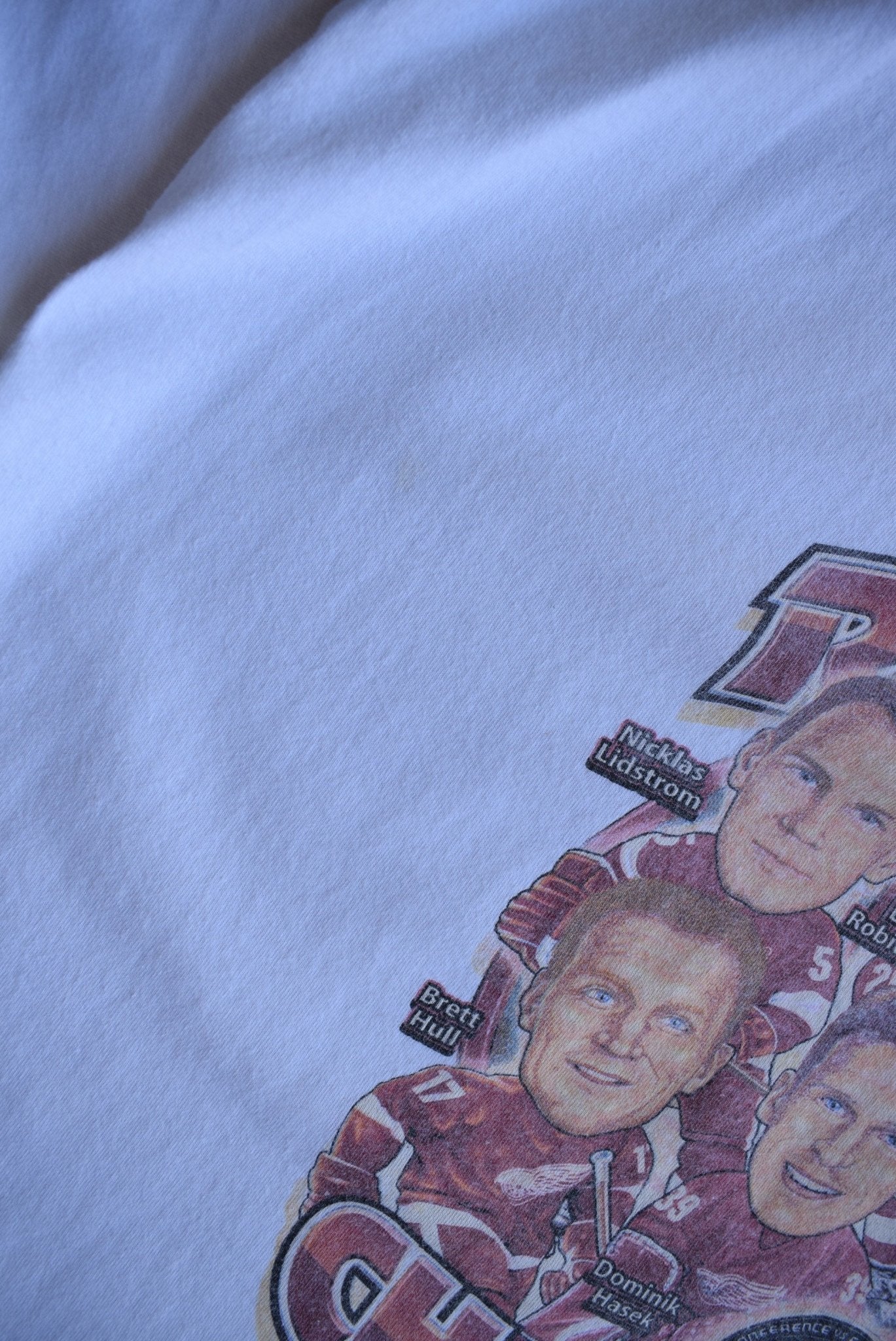 Vintage 2002 NHL Detroit Red Wings Stanley Cup Champions Tee (XL/XXL) - Retrospective Store