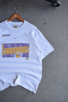 Vintage 2002 Nike x NBA Los Angeles Lakers Champions Tee (L/XL) - Retrospective Store