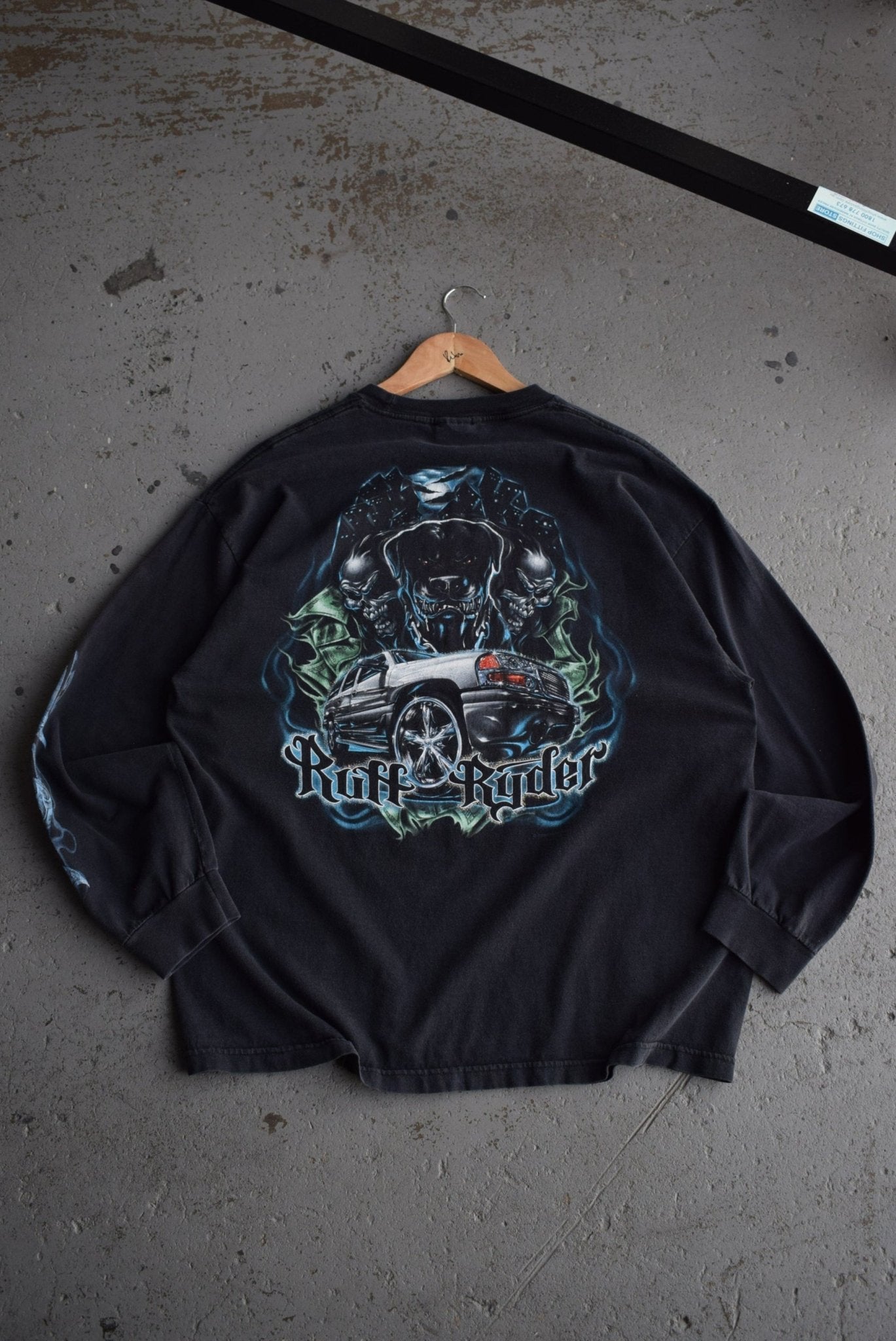 Vintage 2002 Ruff Ryder Long Sleeve Tee (L/XL) - Retrospective Store
