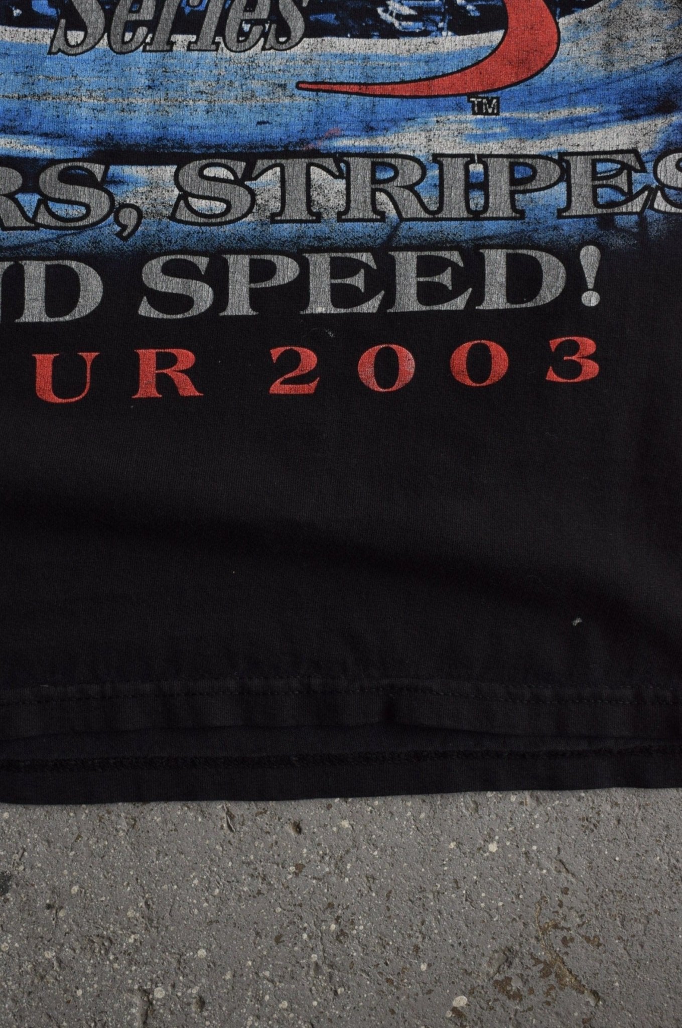 Vintage 2003 NASCAR Winston Cup Series Tour Tee (L/XL) - Retrospective Store