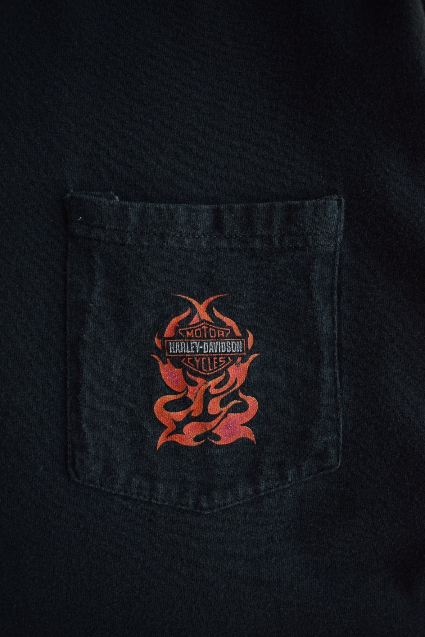 Vintage 2004 Harley Davidson Motorcycles Long Sleeve Tee (L) - Retrospective Store