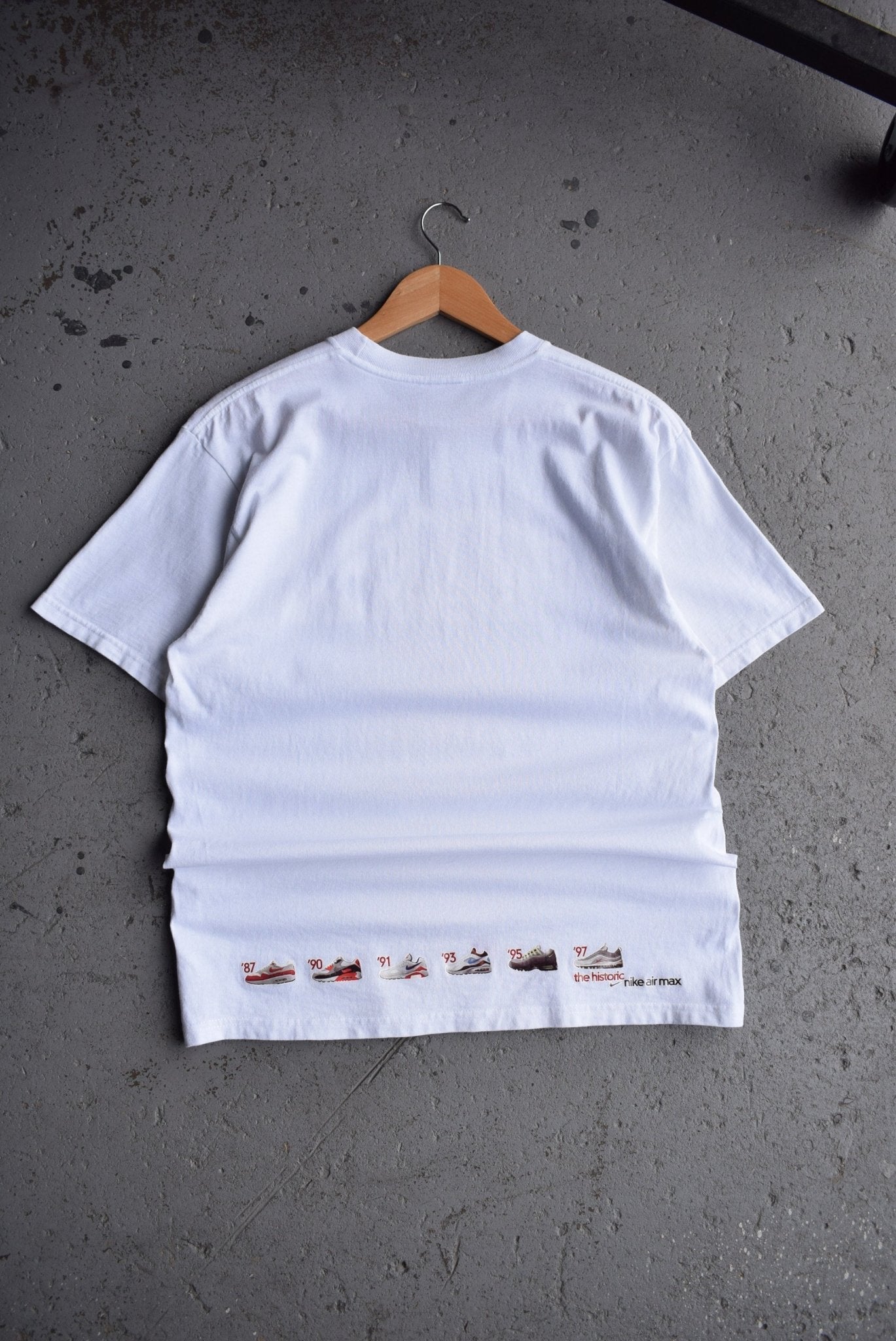 Vintage 2006 Nike Air Max History Tee (S/M) - Retrospective Store