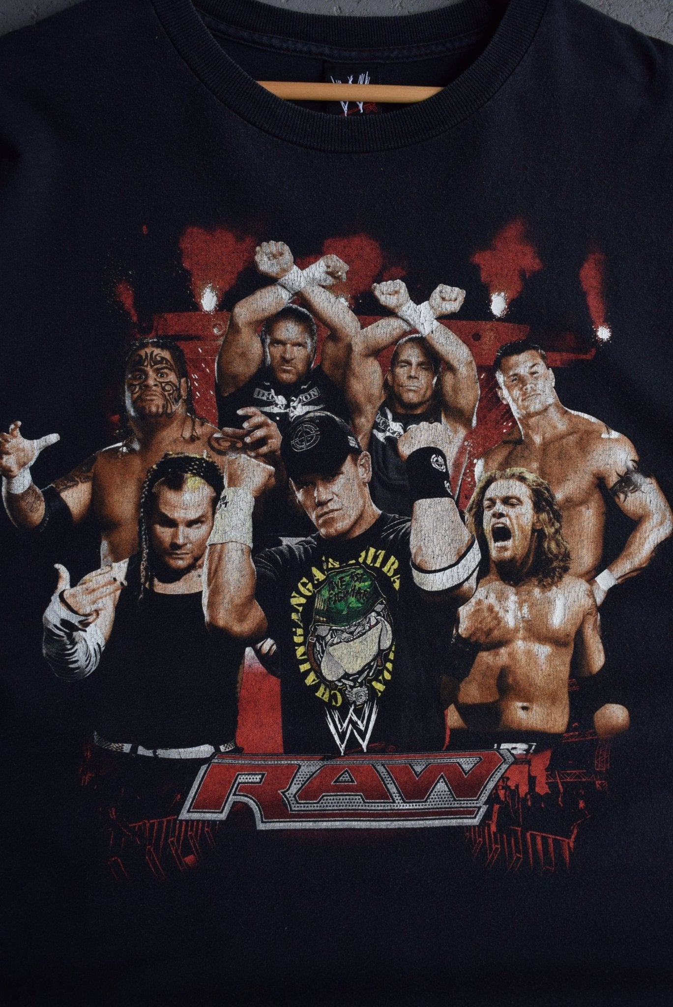 Vintage 2007 WWE Raw Wrestling Tee (XXL) - Retrospective Store