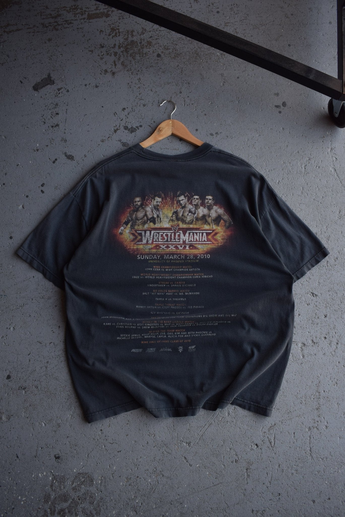 Vintage 2010 WWE WrestleMania XXVI Tee (XXL) - Retrospective Store
