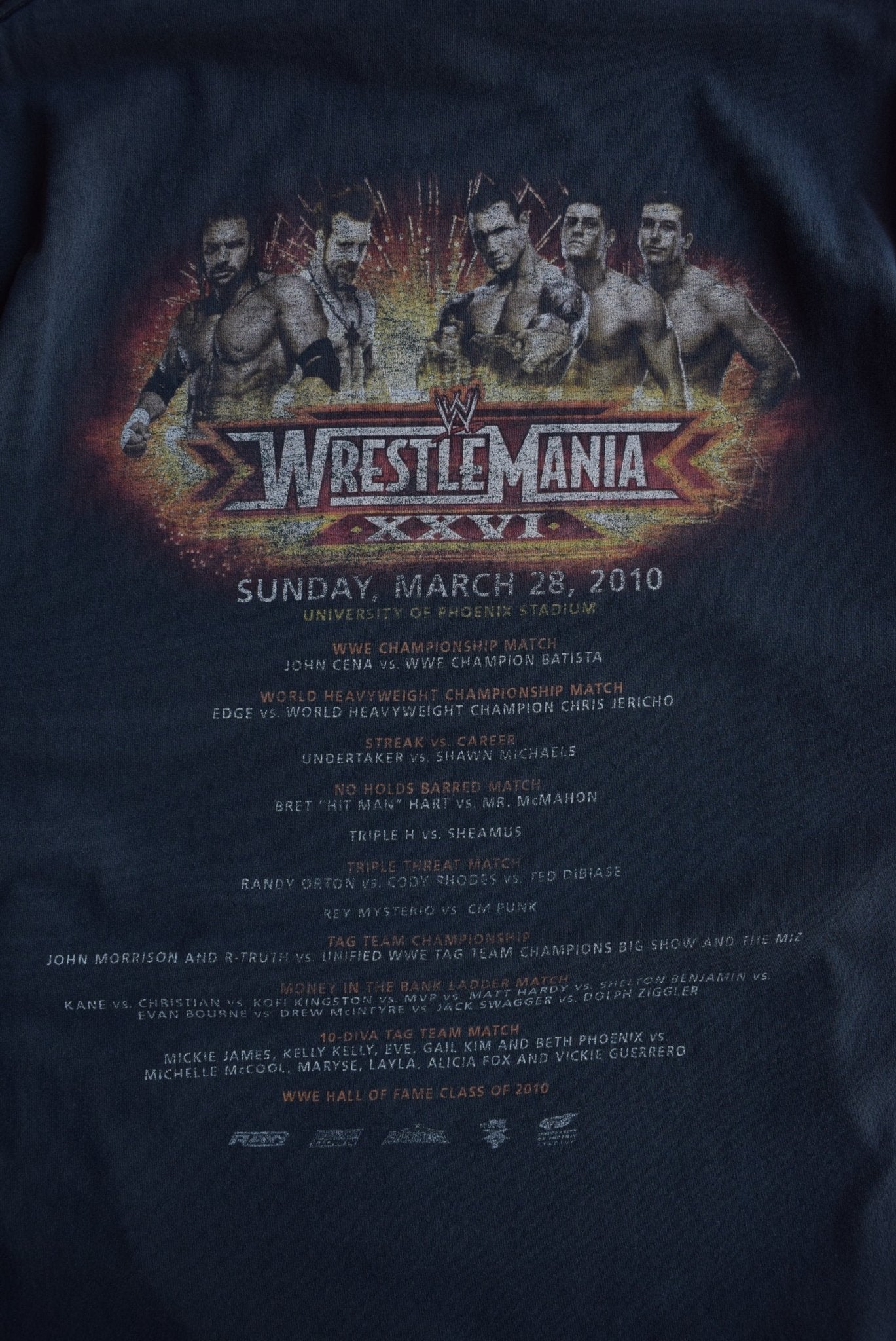 Vintage 2010 WWE WrestleMania XXVI Tee (XXL) - Retrospective Store