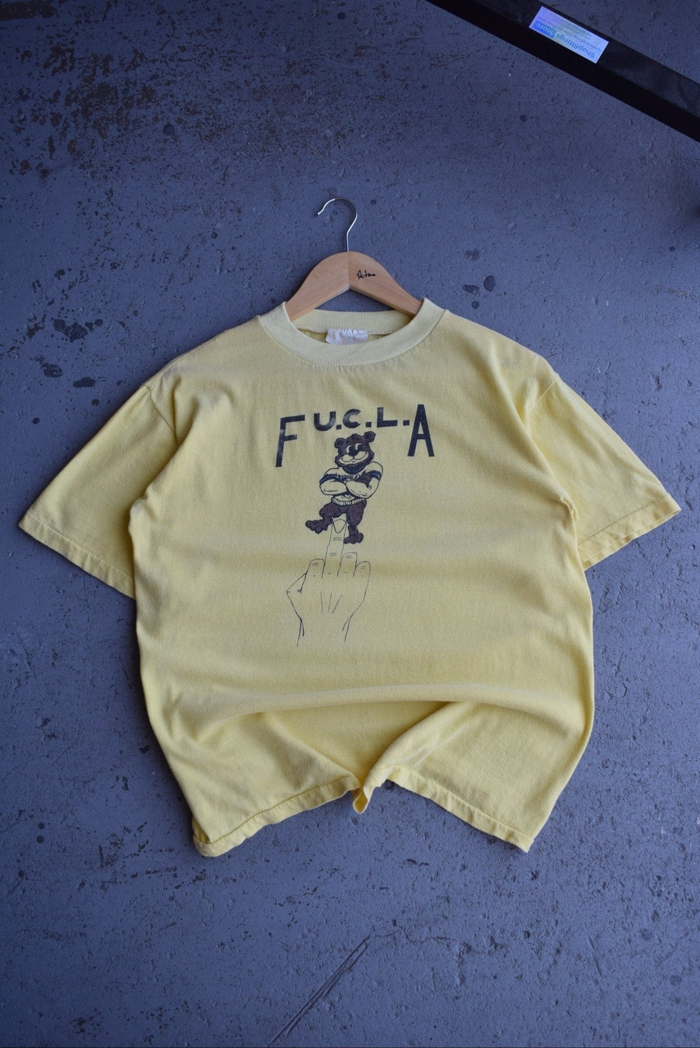 Vintage 80s Fuck UCLA Graphic Tee (S) - Retrospective Store