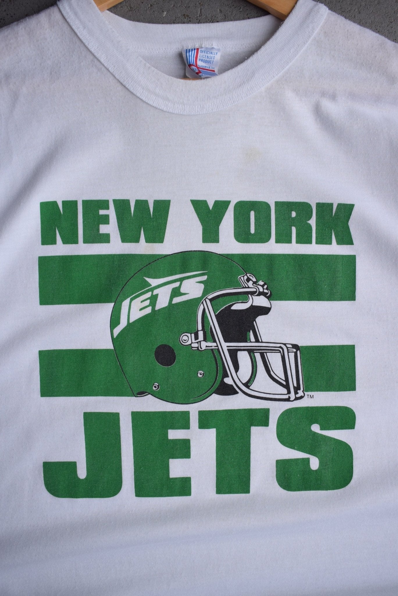 Vintage 80s NFL New York Jets Tee (XL) - Retrospective Store