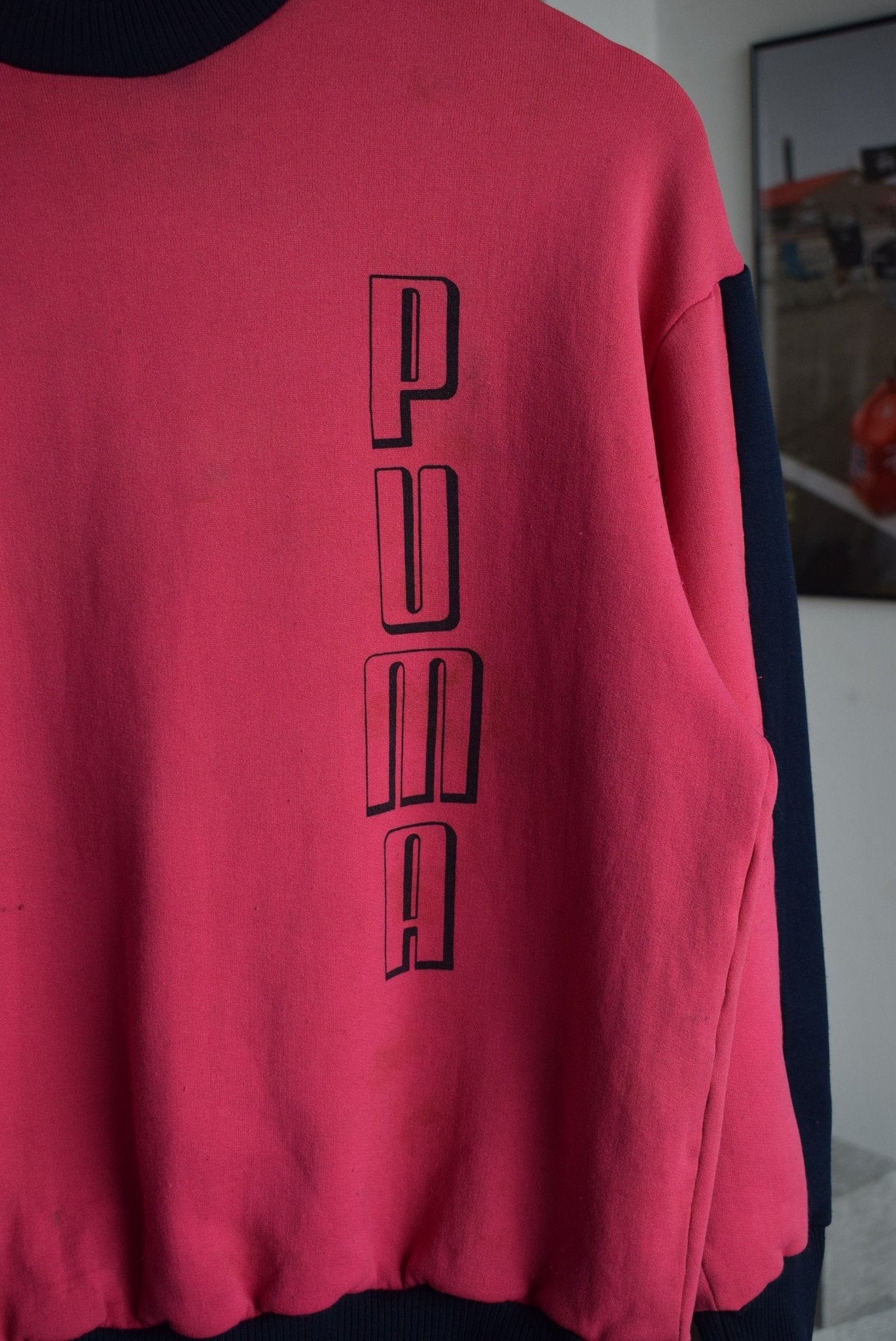 Vintage 80s Puma Spellout Crewneck (S) - Retrospective Store