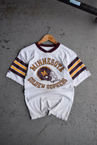 Vintage 80s University of Minnesota Football Tee (XS/S) - Retrospective Store