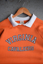 Vintage 80s University of Virginia Collared Sweater (M) - Retrospective Store