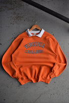 Vintage 80s University of Virginia Collared Sweater (M) - Retrospective Store